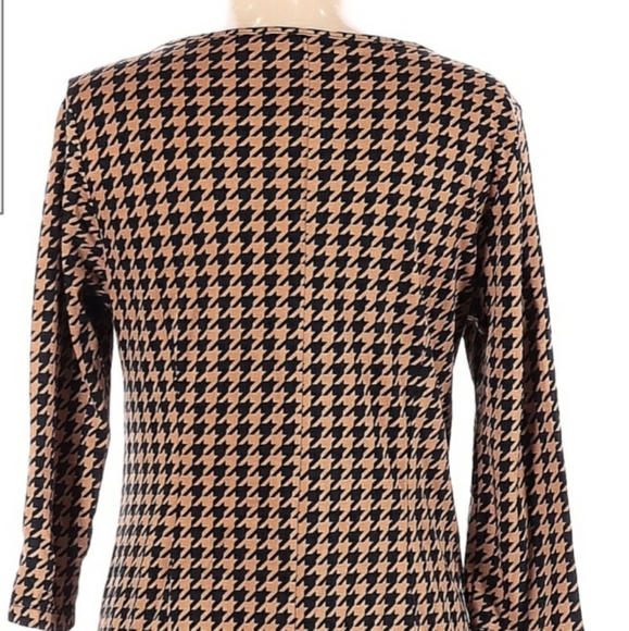 New York & Company Brown Houndtooth Dresses  - Picture 4 of 13